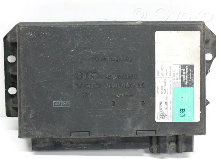 Audi A6 S6 C5 4B Module de contrôle carrosserie centrale 4B0962258D