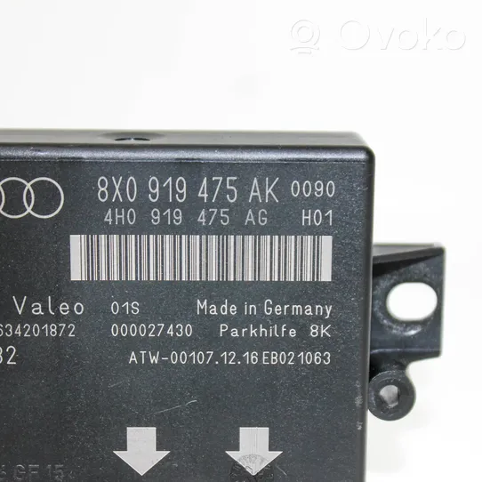 Audi Q3 8U Parkošanas (PDC) vadības bloks 8X0919475AK