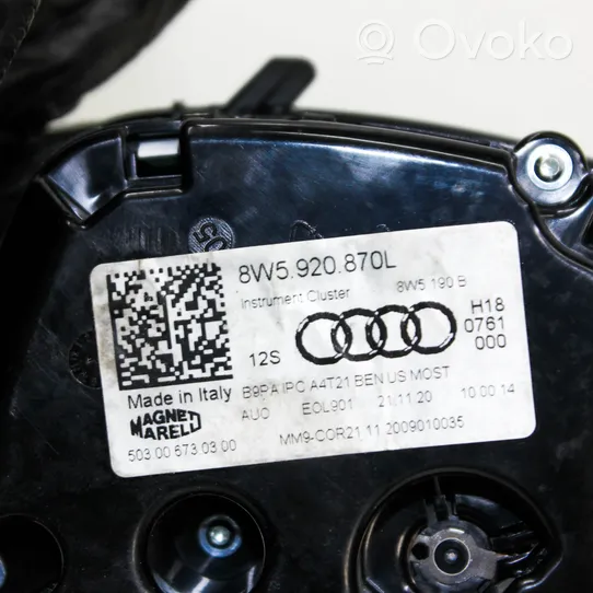 Audi A4 S4 B9 Nopeusmittari (mittaristo) 8W5920870L