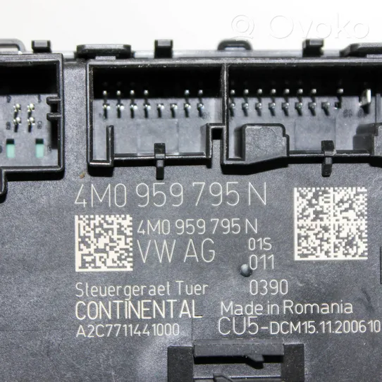 Audi A4 S4 B9 Door control unit/module 4M0959795N