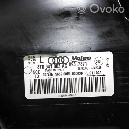 Audi A5 8T 8F Lampa przednia 8T0941003AG