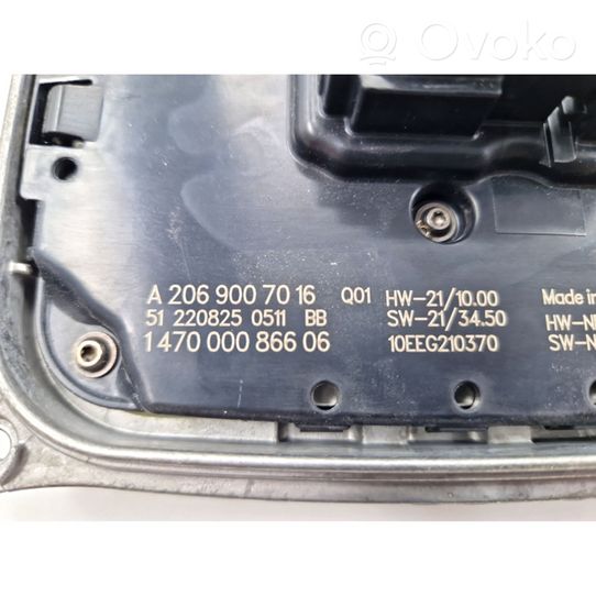Mercedes-Benz C W206 Module de contrôle de ballast LED A2069007016