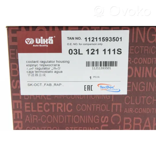 Audi A3 S3 8P Boîtier de thermostat 03L121111S