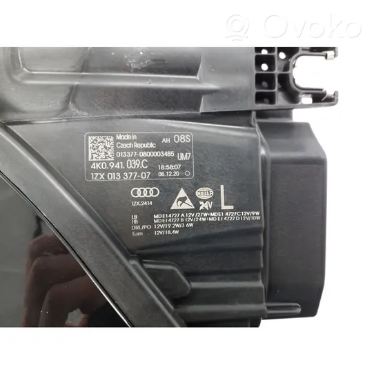 Audi A6 S6 C8 4K Комплект передних фар 4K0941039C