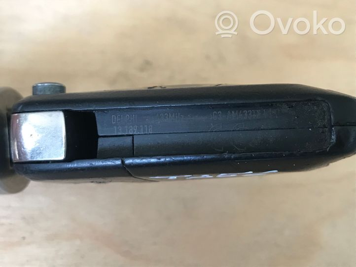 Opel Zafira B Ignition key/card 13189118