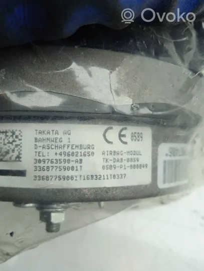 BMW 3 E46 Airbag del volante 33687759001