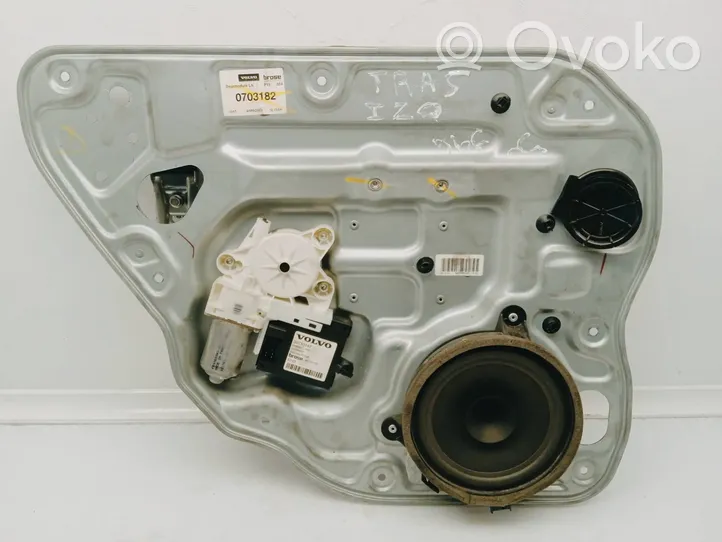 Volvo S40, V40 Fensterhebermechanismus ohne Motor Tür hinten 