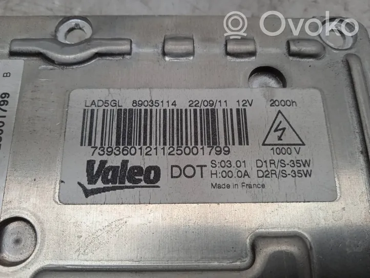 Citroen C5 Xenon valdymo blokas 89035114