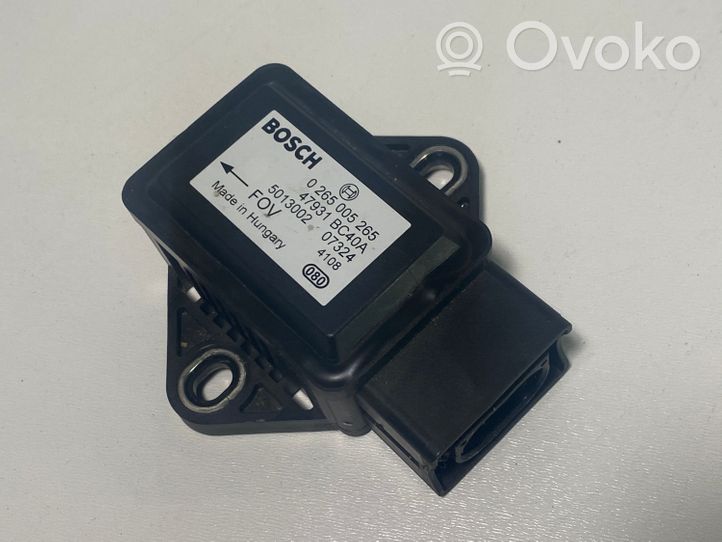 Nissan Note (E11) Sensore di imbardata accelerazione ESP 47931BC40A