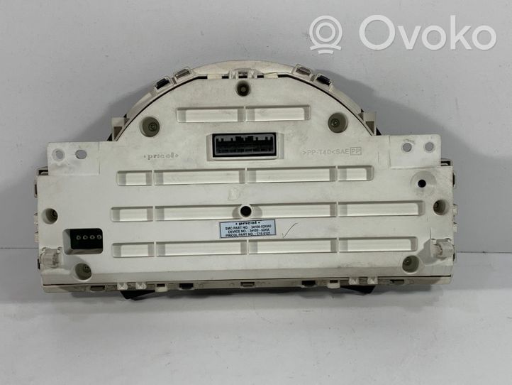 Opel Agila B Compteur de vitesse tableau de bord 3410052KA0