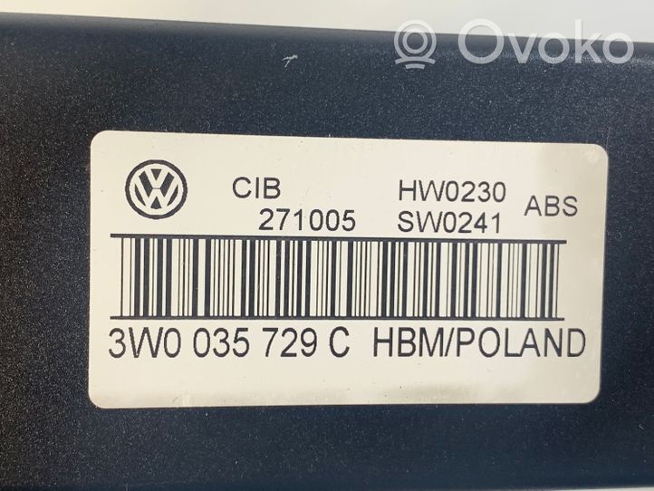 Volkswagen Phaeton Puhelimen käyttöyksikkö/-moduuli 3W0035729C