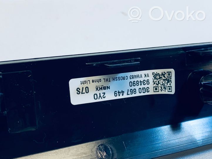 Volkswagen PASSAT B8 Takaoven verhoilu (käytetyt) 3G0867449