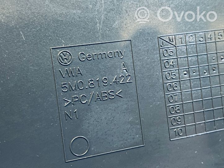 Volkswagen Golf Plus Panel klimatyzacji / Ogrzewania 5M0819422A