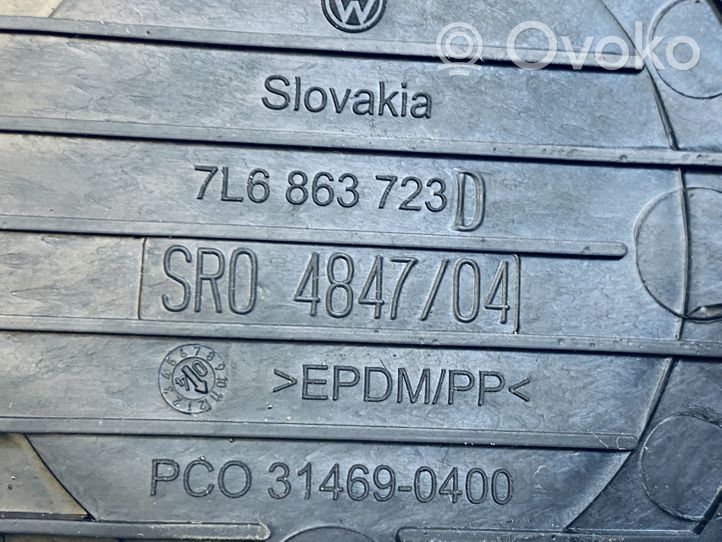 Volkswagen Touareg I Tapis, porte-gobelet 7L6863723D