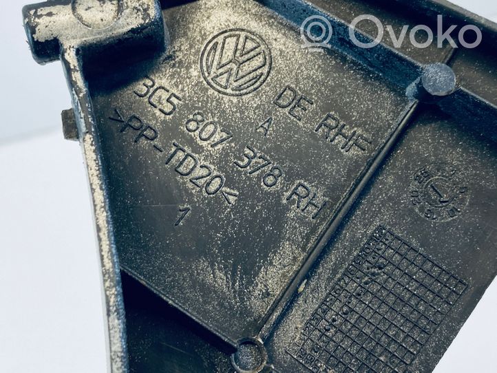 Volkswagen PASSAT B6 Support de coin de pare-chocs 3C5807378