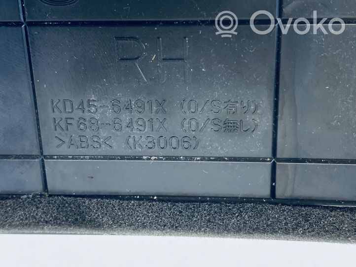 Mazda CX-5 Kojelaudan keskiosan tuuletussuuttimen ritilä KD4555256