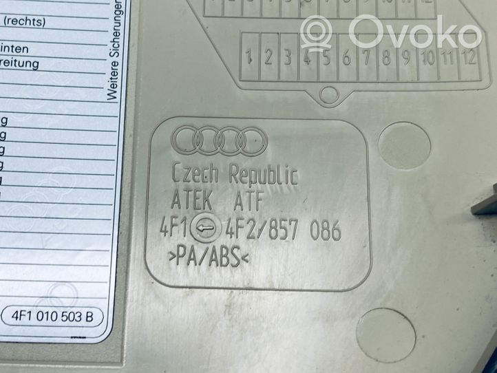 Audi A6 S6 C6 4F Boczny element deski rozdzielczej 4F1857086