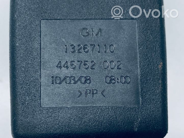 Opel Insignia A Keskipaikan turvavyön solki (takaistuin) 13267110