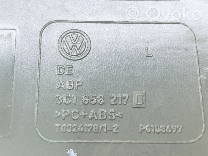 Volkswagen PASSAT B7 Rivestimento estremità laterale del cruscotto 3C1858217D