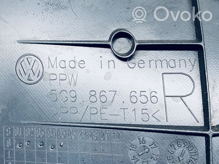 Volkswagen Golf VII Poszycie / Tapicerka tylnej klapy bagażnika 5G9867656