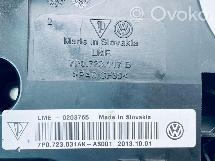 Volkswagen Touareg II Brake pedal 7P0723117B