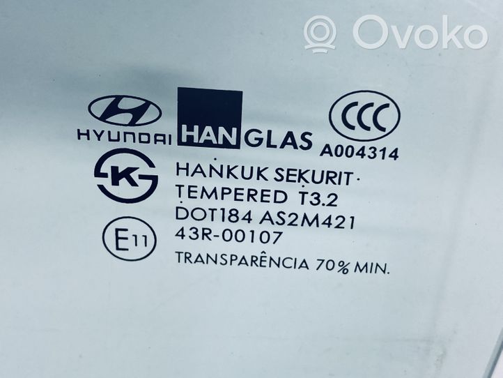 Hyundai Getz Vetro del finestrino della portiera posteriore 834101C010