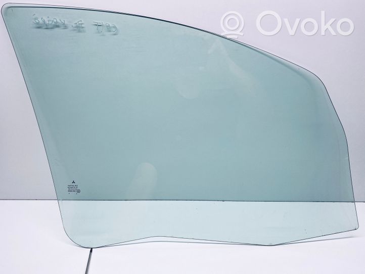 Mitsubishi Colt Front door window glass four-door MR959285