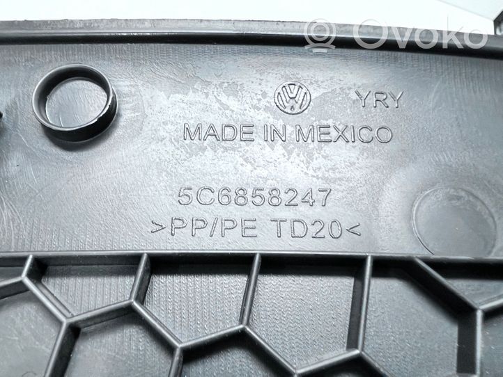 Volkswagen Jetta VI Rivestimento estremità laterale del cruscotto 5C6858247