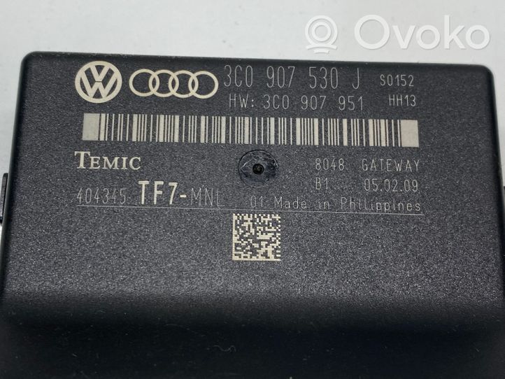 Volkswagen PASSAT CC Gateway vadības modulis 3C0907530J