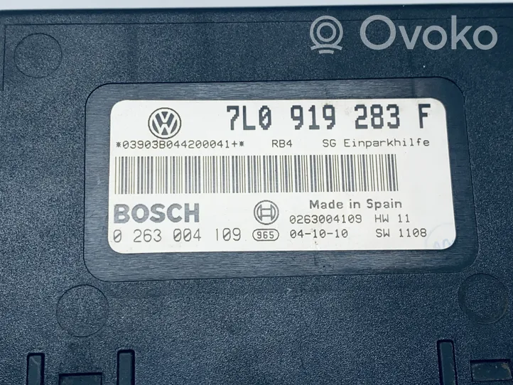 Volkswagen Touareg I Pysäköintitutkan (PCD) ohjainlaite/moduuli 7L0919283F