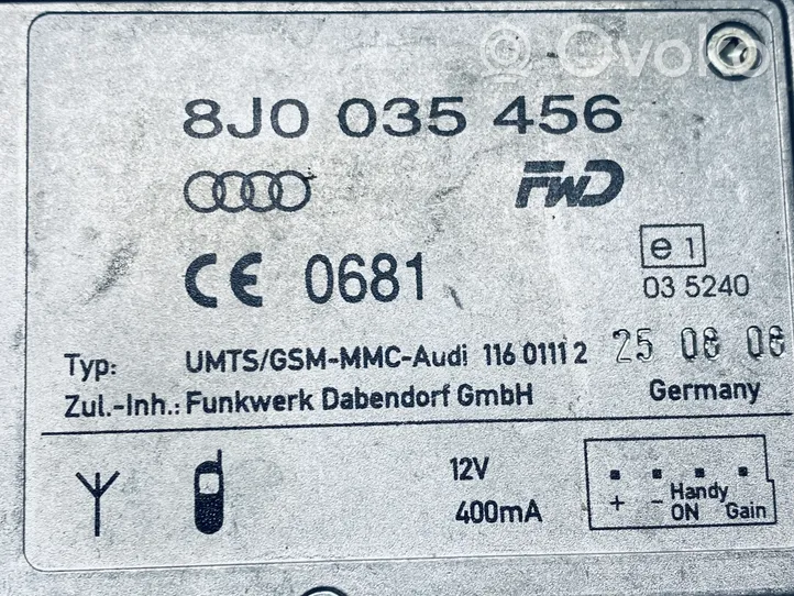 Audi A6 S6 C6 4F Pystyantennivahvistin 8J0035456