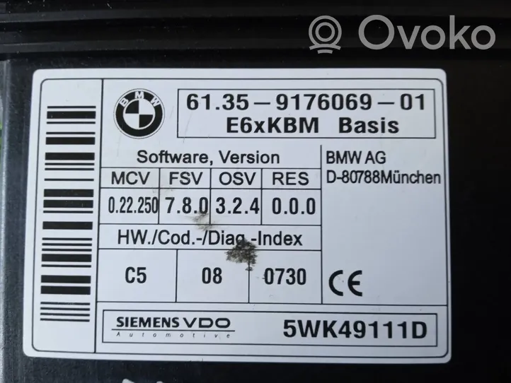 BMW M5 Komforto modulis 9176069