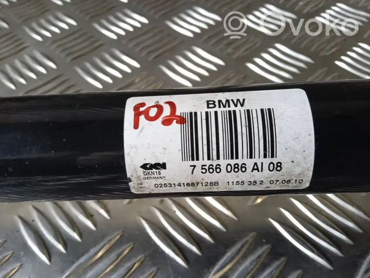 BMW 7 F01 F02 F03 F04 Eje de transmisión trasero 7566086