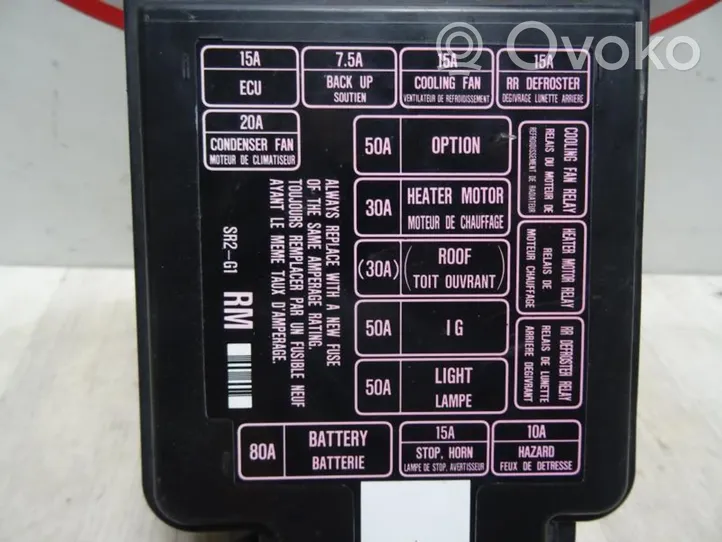 Honda CRX Set scatola dei fusibili 