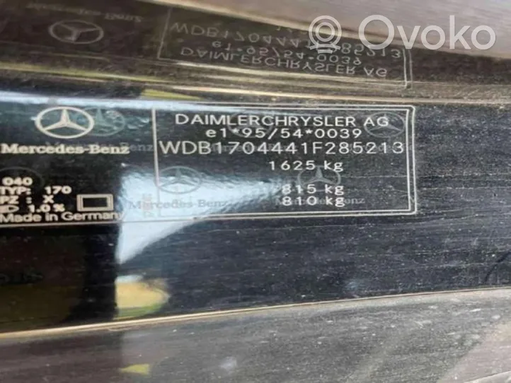Mercedes-Benz SLK AMG R170 Vyris (-iai) variklio dangčio 1708800128