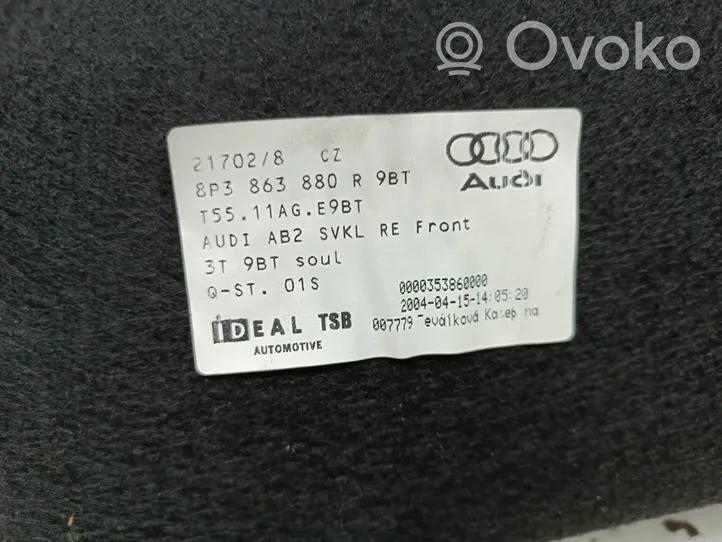 Audi A3 S3 8P Tapis de coffre 