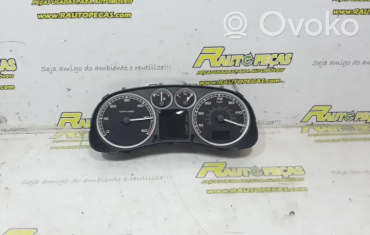 Peugeot 307 Compteur de vitesse tableau de bord 