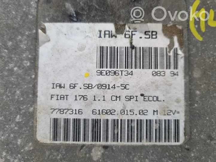 Fiat Punto (176) Calculateur moteur ECU 