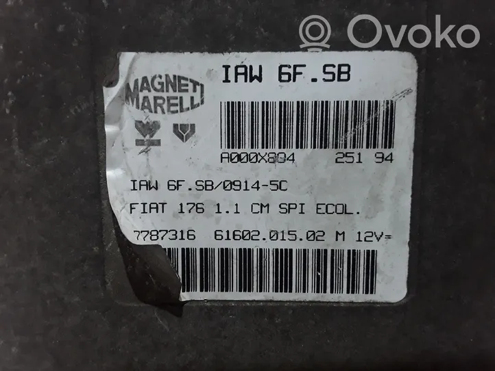 Fiat Punto (176) Calculateur moteur ECU 