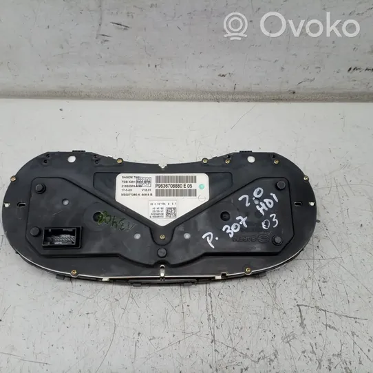 Peugeot 307 Speedometer (instrument cluster) 