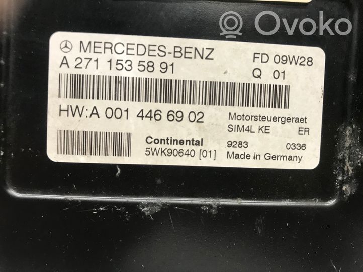 Mercedes-Benz CLC CL203 Moottorin ohjainlaite/moduuli A2710108847