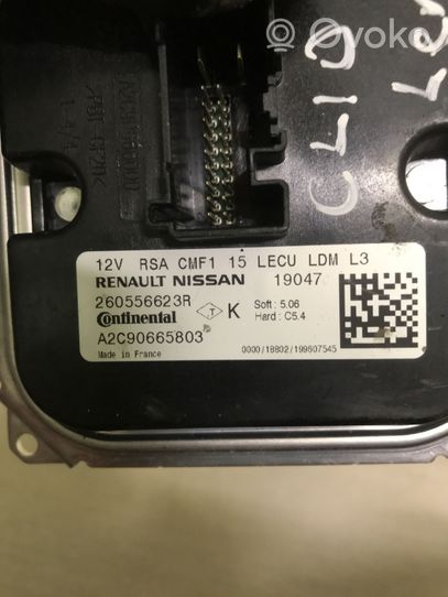 Renault Clio IV Ajovalojen virranrajoitinmoduuli Xenon 260556623R