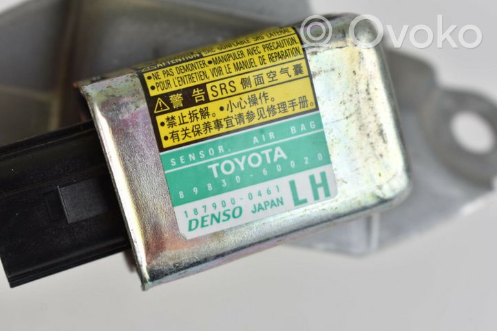 Toyota Land Cruiser (J120) Czujnik uderzenia Airbag 8983060020