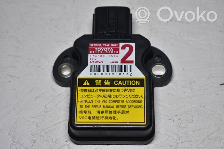 Toyota Land Cruiser (J150) Capteur de vitesse de lacet d'accélération ESP 8918350030