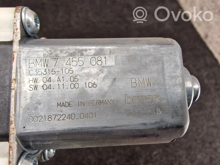 BMW 7 G11 G12 Motorino alzacristalli della portiera anteriore 7455081