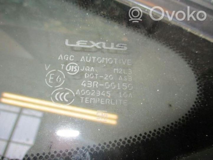 Lexus RX 450H Finestrino/vetro retro 