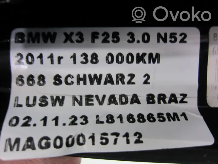 BMW X3 F25 Cache enjoliveur d'antenne de toit (GPS) 9125663