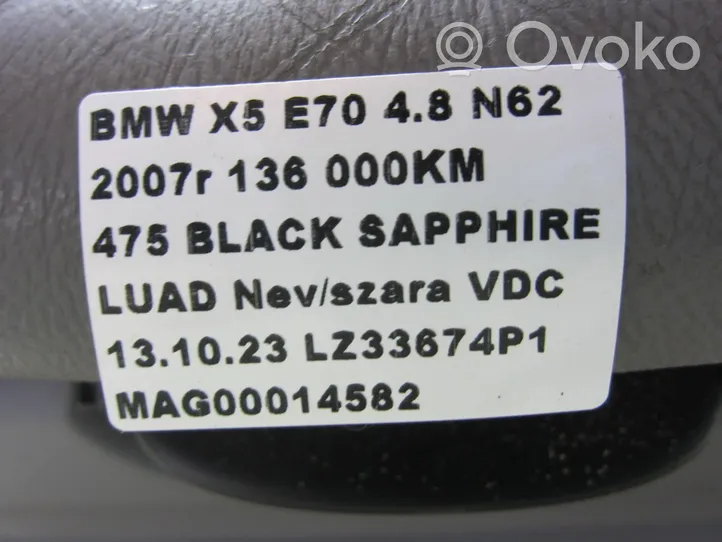 BMW X5 E70 Siège conducteur avant 52106973423