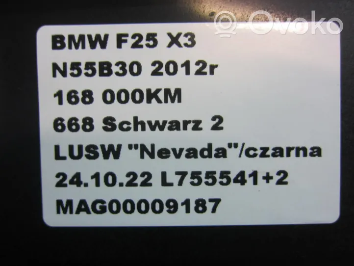 BMW X3 F25 Porte-gobelet avant 9184498