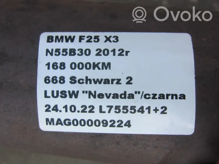 BMW X3 F25 Marmitta/silenziatore posteriore tubo di scappamento 7646096